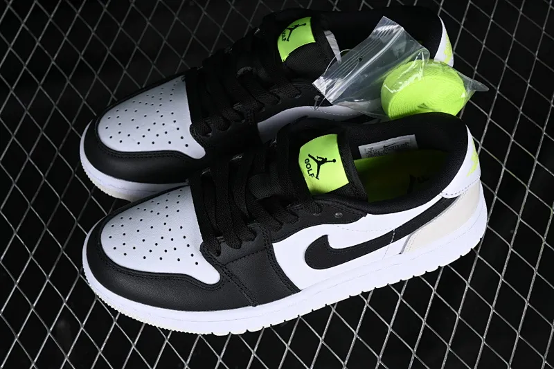All categories Air Jordan Jordan series basketball shoes Air Jordan 1 Low G version pure original Air Jordan 1 Low Golf AJ1 Joe 1 new golf version white gray DD9315-108